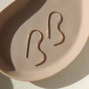 Bubble Slide Earrings in 14k Gold Fill or Sterling Silver 