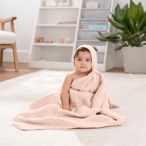 Hooded Baby Towels 6 Layer Muslin Cotton Towel for Kids