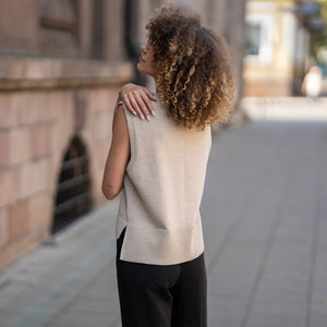 Women's Merino Wool Vest Isla