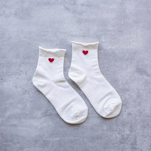Open image in slideshow, Women&#39;s Amelia Little Heart Shape Socks
