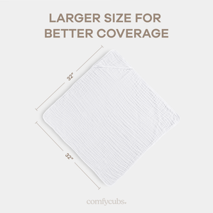 Hooded Baby Towels 6 Layer Muslin Cotton Towel for Kids