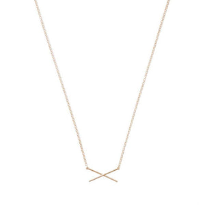 X Bar Necklace