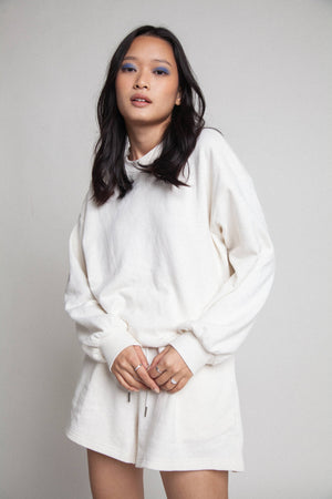 Drawstring Sweat Lounge Hemp Organic Cotton Shorts