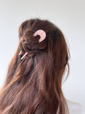 Acetate French Chignon Hair Pin | Eco-Friendly