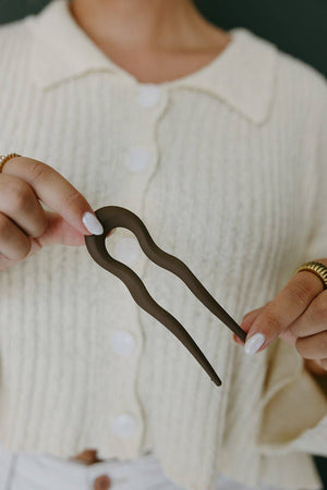 Open image in slideshow, Wavy U-Shaped Hair Fork
