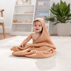 Hooded Baby Towels 6 Layer Muslin Cotton Towel for Kids