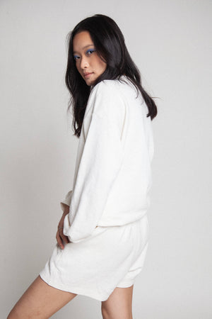 Drawstring Sweat Lounge Hemp Organic Cotton Shorts