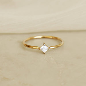 Open image in slideshow, Square CZ Ring
