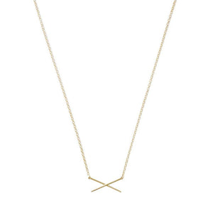 X Bar Necklace