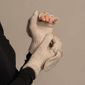 Open image in slideshow, Women&#39;s Convertible Gloves Knitted Merino
