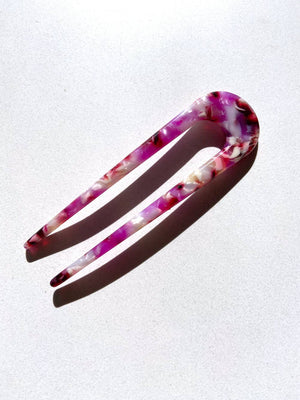 Acetate French Chignon Hair Pin | Eco-Friendly