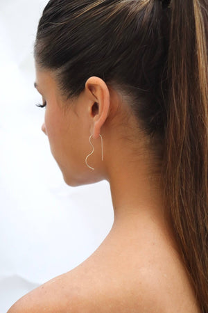 Bubble Slide Earrings in 14k Gold Fill or Sterling Silver 