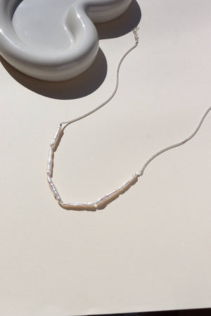 Maren Pearl Necklace | Handmade Statement Pearl Necklace 