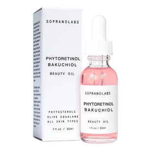 Open image in slideshow, Phytoretinol Bakuchiol Vegan Beauty Oil Serum
