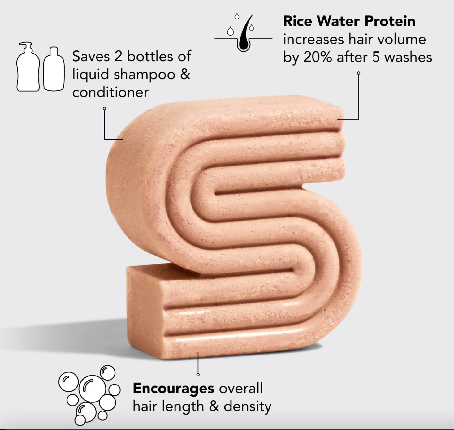 Rice Water Strengthening Shampoo Bar
