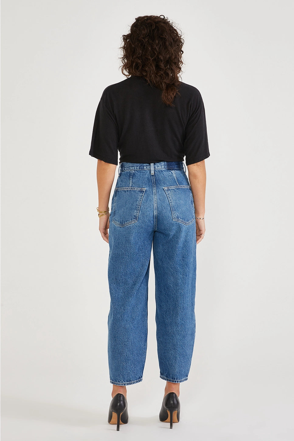 Iris Relaxed Tapper Jean - Under Current