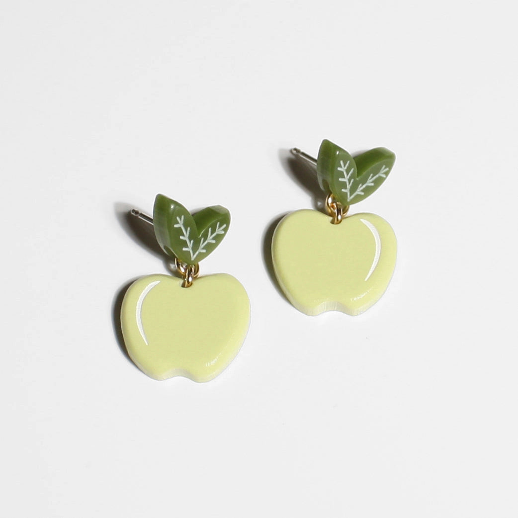 Green Apple Earrings