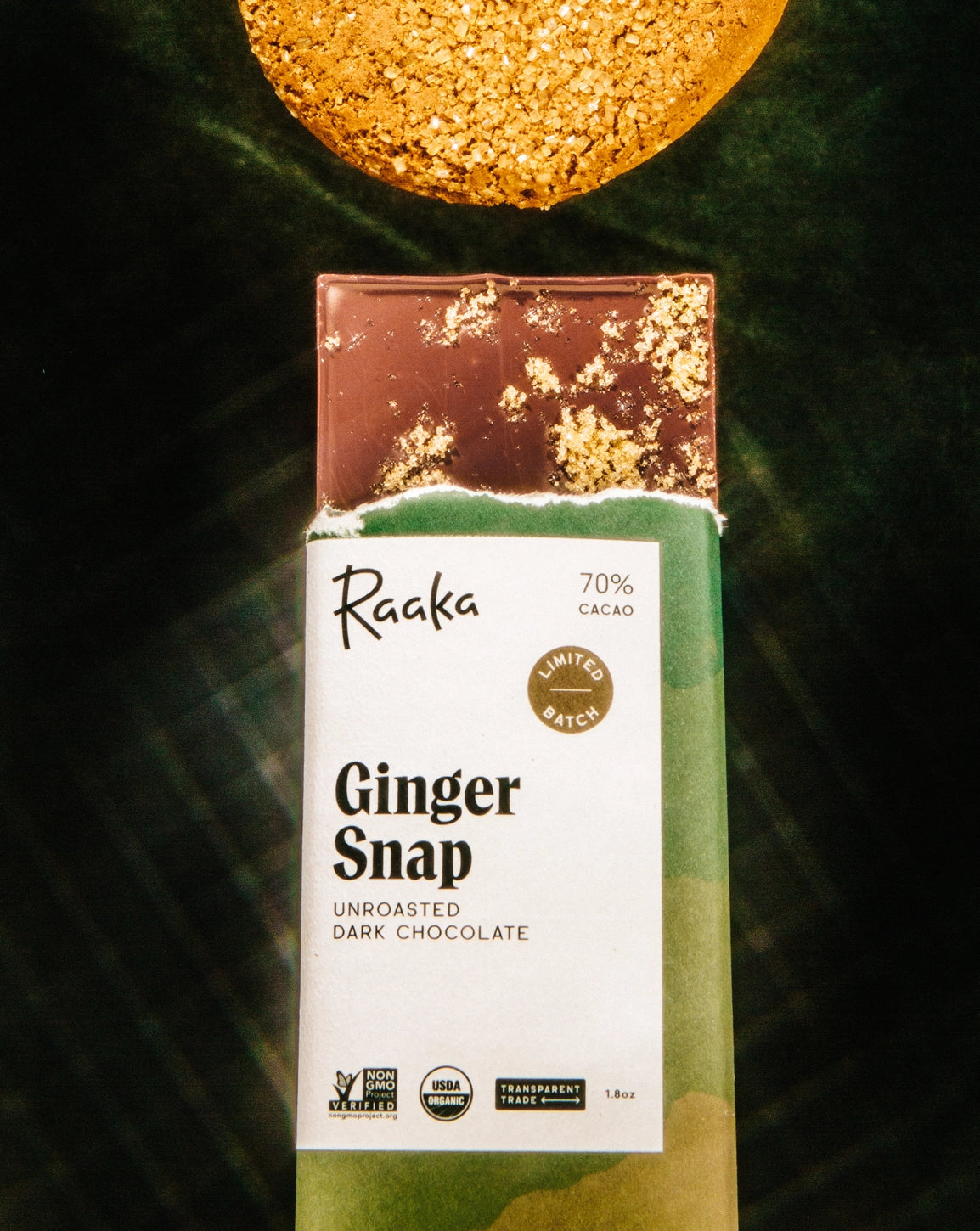 Ginger Snap Chocolate Bar