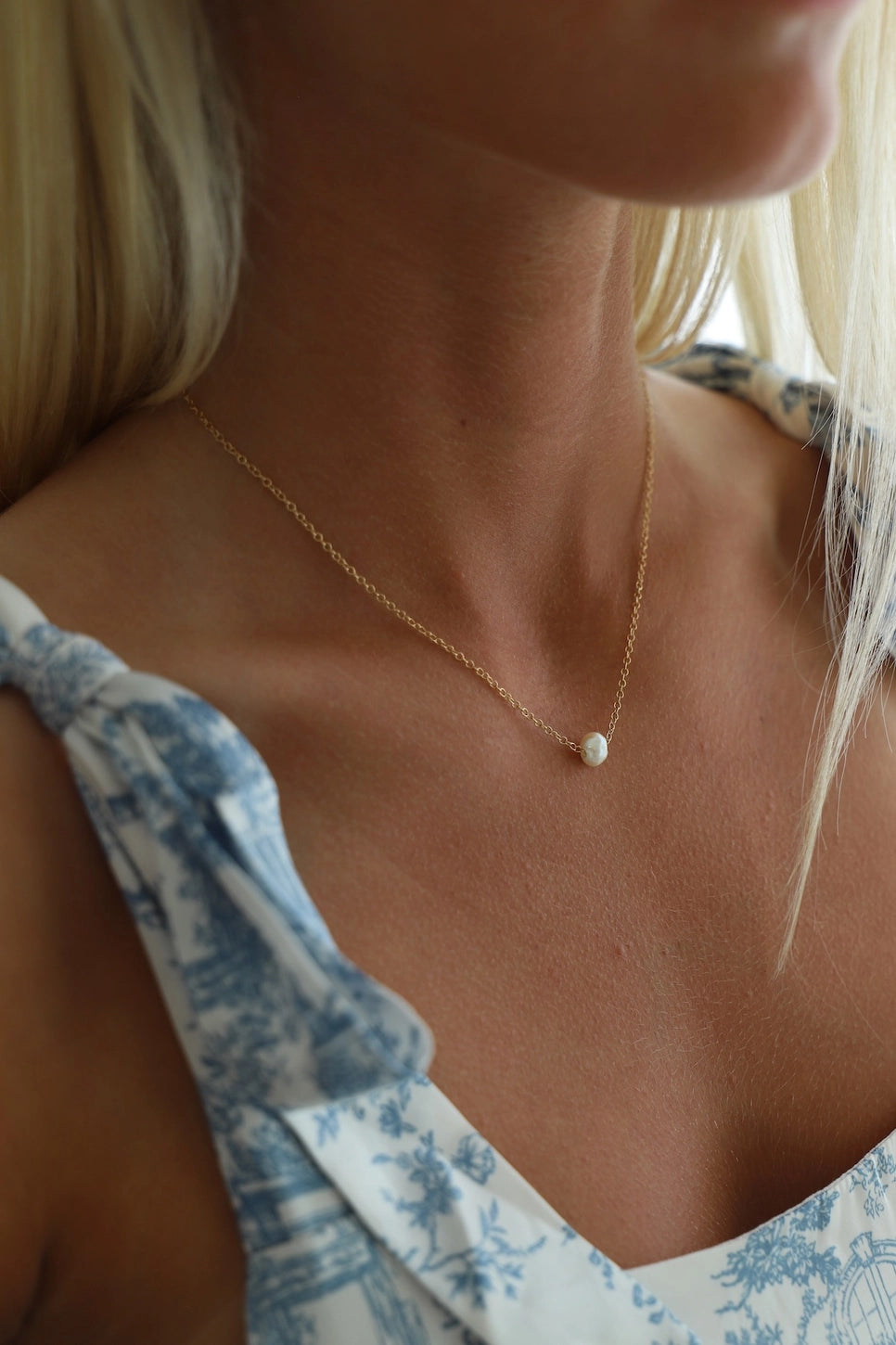 The Pearl Cove Necklace in Gold & Silver
