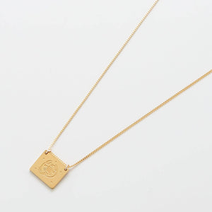 Open image in slideshow, Cancer Zodiac Double-Sided Astrology Necklace
