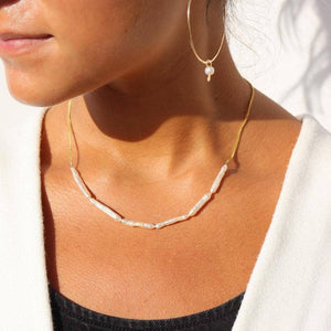 Maren Pearl Necklace | Handmade Statement Pearl Necklace 