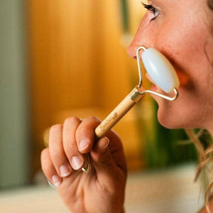 Open image in slideshow, Bamboo Facial Massage Roller | Self Care Bestseller
