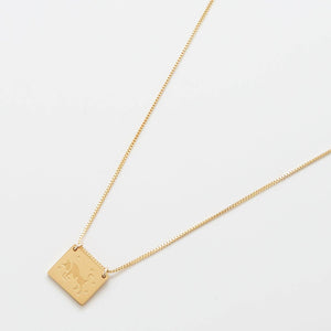 Open image in slideshow, Taurus Zodiac Double-Sided Astrology Necklace
