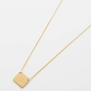 Open image in slideshow, Capricorn Zodiac Double-Sided Astrology Necklace
