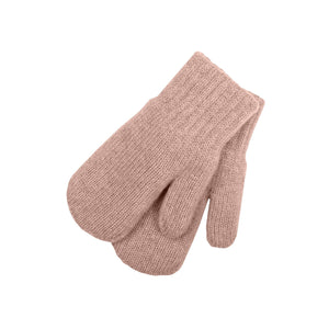 Kids' Knit Double Mittens Merino & Cashmere