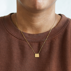 Virgo Zodiac Double-Sided Astrology Necklace
