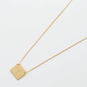 Pisces Zodiac Double-Sided Astrology Necklace