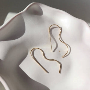 Open image in slideshow, Bubble Slide Earrings in 14k Gold Fill or Sterling Silver 
