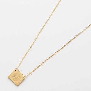 Open image in slideshow, Gemini Zodiac Double-Sided Astrology Necklace
