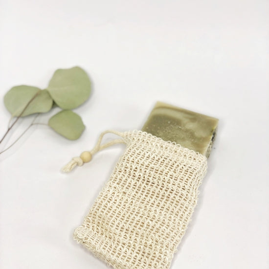 Biodegradable Sisal Soap Saver Pouch